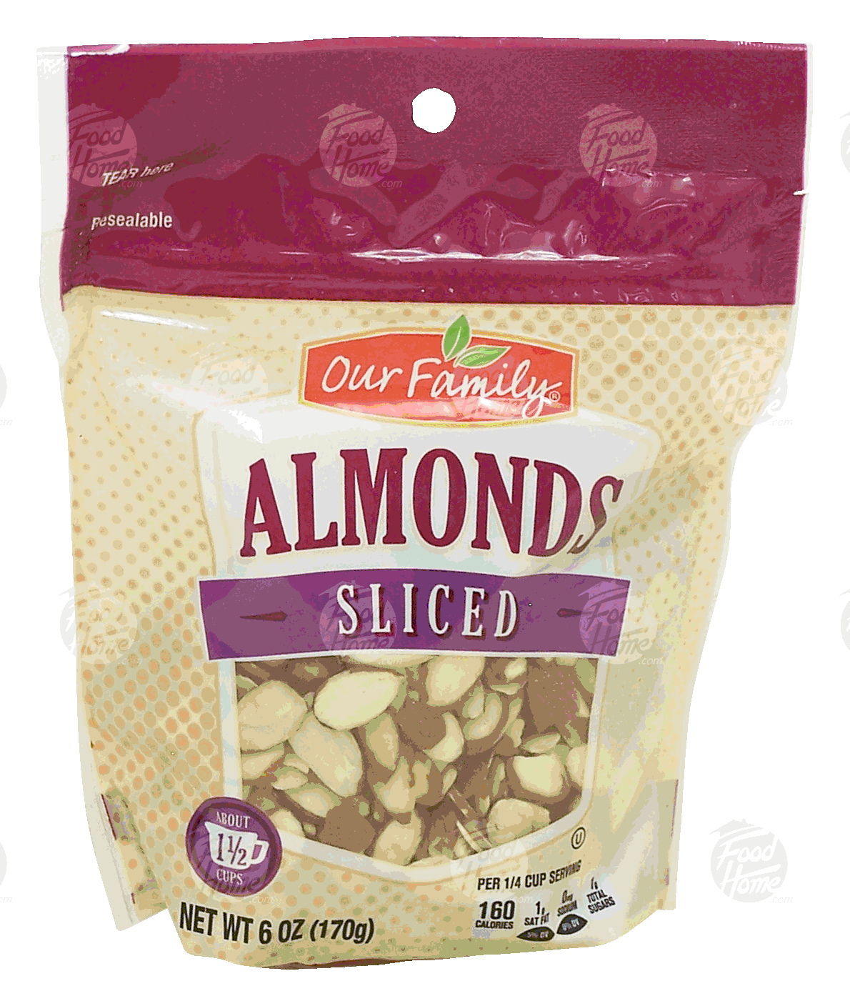 Our Family  almonds, sliced Full-Size Picture